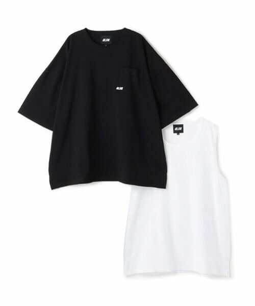 GLAZOS / グラソス Tシャツ | 【大人向けサイズあり】【接触冷感】ハイクールコットン・タンクトップつき5部袖Tシャツ | 詳細2