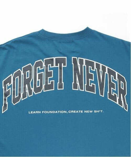 GLAZOS / グラソス Tシャツ | 【大人向けサイズあり】【FORGETNEVER】バックアーチカレッジロゴ半袖Tシャツ_GLSW | 詳細8