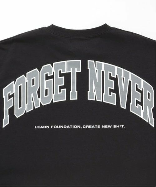GLAZOS / グラソス Tシャツ | 【大人向けサイズあり】【FORGETNEVER】バックアーチカレッジロゴ半袖Tシャツ_GLSW | 詳細9