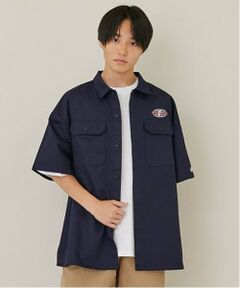 GLAZOS / グラソス シャツ・ブラウス | 【大人向けサイズあり】【FORGETNEVER】【セットアップ対応】T/Cツイルワーク半袖シャツ_GLSW