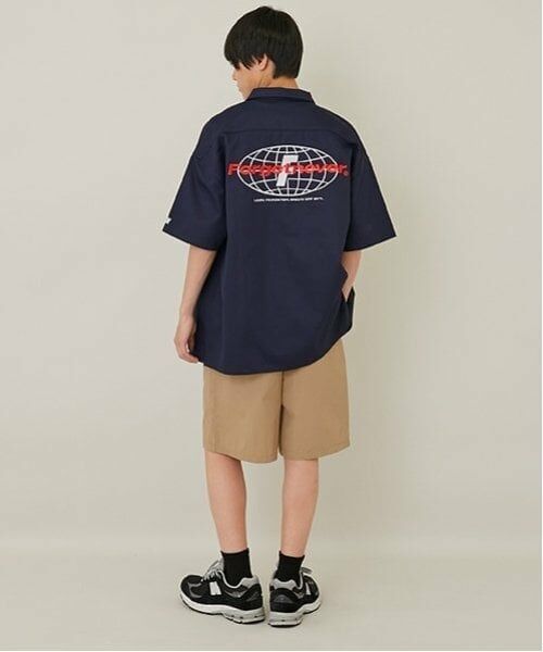 GLAZOS / グラソス シャツ・ブラウス | 【大人向けサイズあり】【FORGETNEVER】【セットアップ対応】T/Cツイルワーク半袖シャツ_GLSW | 詳細22