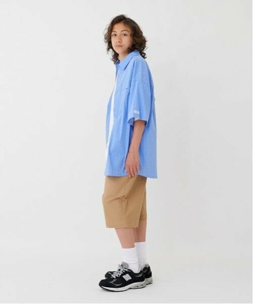 GLAZOS / グラソス シャツ・ブラウス | 【大人向けサイズあり】【FORGETNEVER】チェック半袖シャツ_GLSW | 詳細13