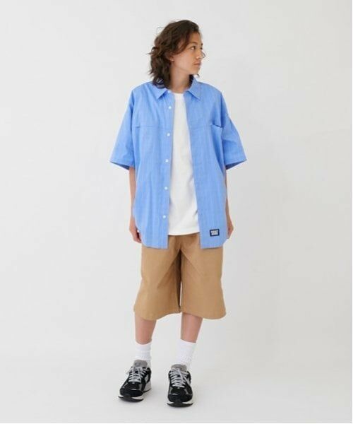 GLAZOS / グラソス シャツ・ブラウス | 【大人向けサイズあり】【FORGETNEVER】チェック半袖シャツ_GLSW | 詳細15