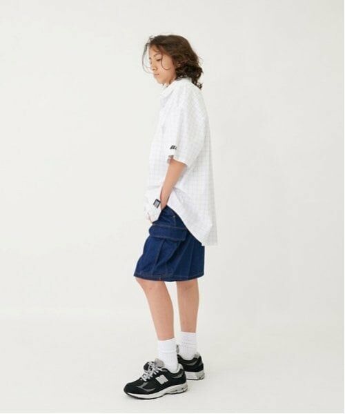 GLAZOS / グラソス シャツ・ブラウス | 【大人向けサイズあり】【FORGETNEVER】チェック半袖シャツ_GLSW | 詳細18