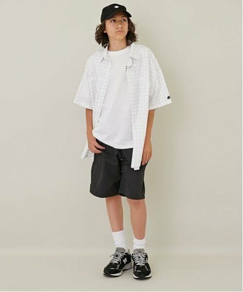 GLAZOS / グラソス シャツ・ブラウス | 【大人向けサイズあり】【FORGETNEVER】チェック半袖シャツ_GLSW | 詳細23