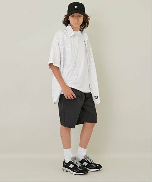 GLAZOS / グラソス シャツ・ブラウス | 【大人向けサイズあり】【FORGETNEVER】チェック半袖シャツ_GLSW | 詳細24