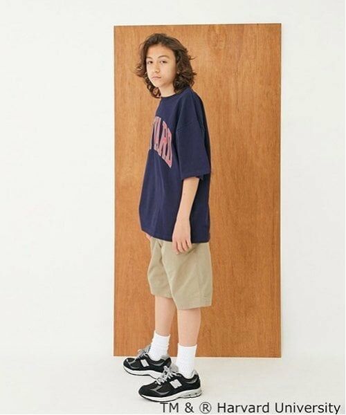 GLAZOS / グラソス Tシャツ | 【大人向けサイズあり】【接触冷感】ハイクールコットン・ハーバード大学半袖Tシャツ | 詳細12