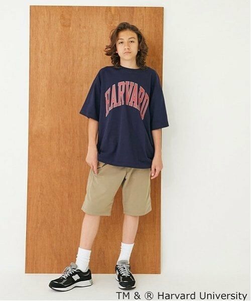 GLAZOS / グラソス Tシャツ | 【大人向けサイズあり】【接触冷感】ハイクールコットン・ハーバード大学半袖Tシャツ | 詳細13