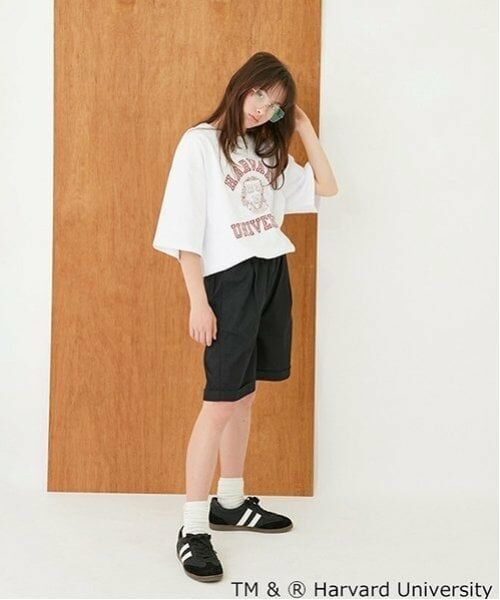 GLAZOS / グラソス Tシャツ | 【大人向けサイズあり】【接触冷感】ハイクールコットン・ハーバード大学半袖Tシャツ | 詳細14