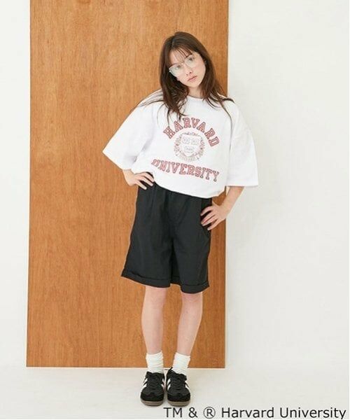 GLAZOS / グラソス Tシャツ | 【大人向けサイズあり】【接触冷感】ハイクールコットン・ハーバード大学半袖Tシャツ | 詳細15