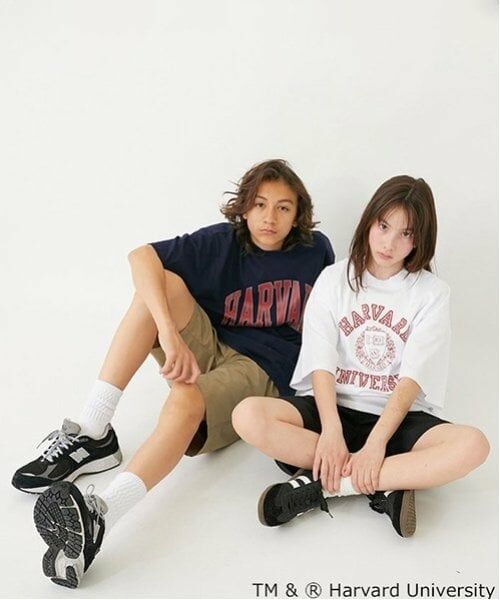 GLAZOS / グラソス Tシャツ | 【大人向けサイズあり】【接触冷感】ハイクールコットン・ハーバード大学半袖Tシャツ | 詳細16