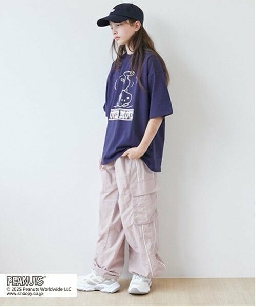 GLAZOS / グラソス Tシャツ | 【大人向けサイズあり】【GLSW.】【PEANUTS】スヌーピー パワームーブ フロントプリントTシャツ | 詳細4