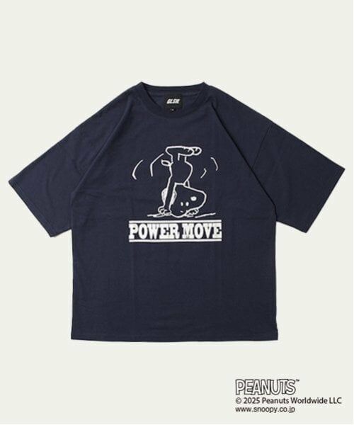 GLAZOS / グラソス Tシャツ | 【大人向けサイズあり】【GLSW.】【PEANUTS】スヌーピー パワームーブ フロントプリントTシャツ | 詳細8