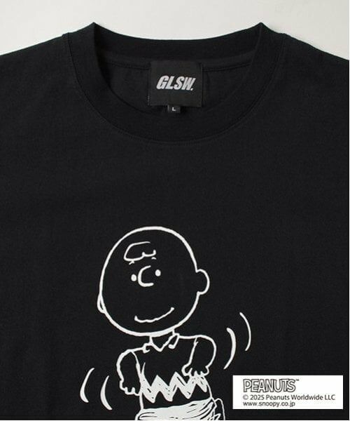 GLAZOS / グラソス Tシャツ | 【大人向けサイズあり】【GLSW.】【PEANUTS】チャーリーブラウン トップロック フロントプリントTシャツ | 詳細11