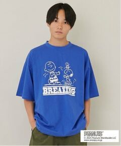 GLAZOS / グラソス Tシャツ | 【大人向けサイズあり】【GLSW.】【PEANUTS】ピーナッツ ブレイキン フロントプリントTシャツ