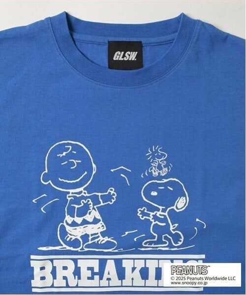 GLAZOS / グラソス Tシャツ | 【大人向けサイズあり】【GLSW.】【PEANUTS】ピーナッツ ブレイキン フロントプリントTシャツ | 詳細11