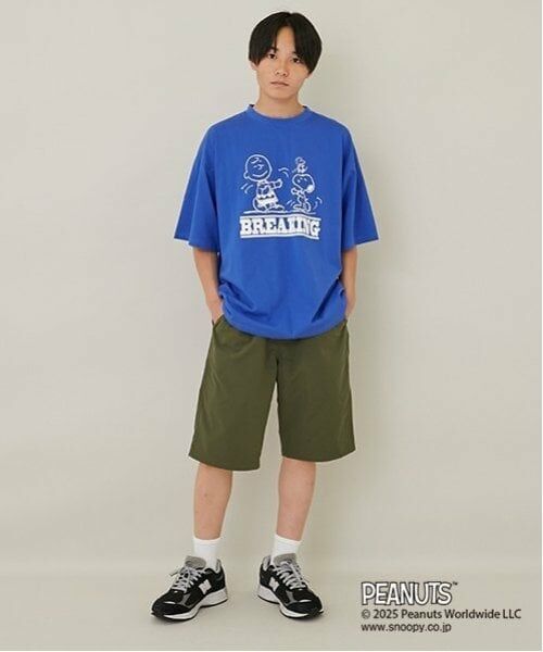 GLAZOS / グラソス Tシャツ | 【大人向けサイズあり】【GLSW.】【PEANUTS】ピーナッツ ブレイキン フロントプリントTシャツ | 詳細3