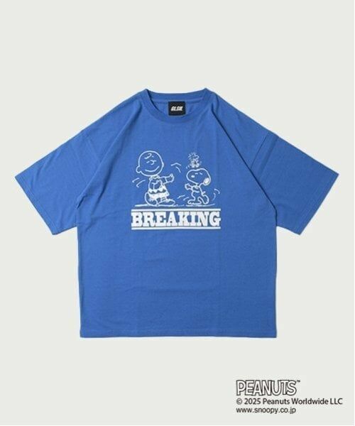 GLAZOS / グラソス Tシャツ | 【大人向けサイズあり】【GLSW.】【PEANUTS】ピーナッツ ブレイキン フロントプリントTシャツ | 詳細6