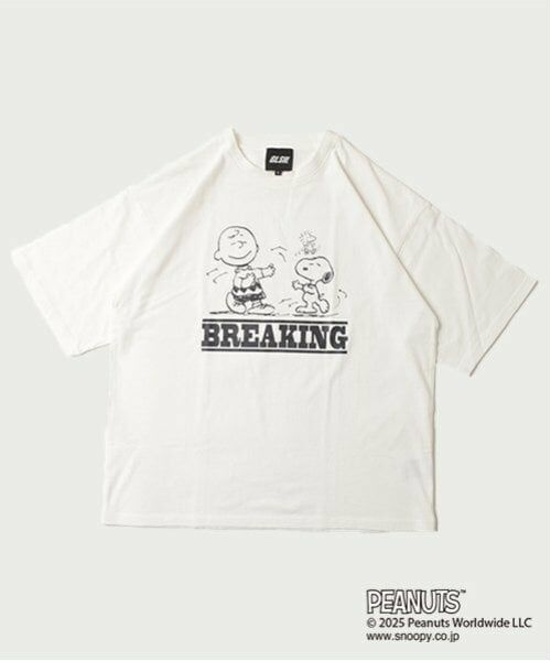 GLAZOS / グラソス Tシャツ | 【大人向けサイズあり】【GLSW.】【PEANUTS】ピーナッツ ブレイキン フロントプリントTシャツ | 詳細8