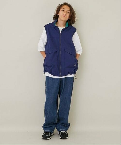 GLAZOS / グラソス ダウンジャケット・ベスト | 【大人向けサイズあり】【FORGETNEVER】リバーシブルベスト_GLSW | 詳細27