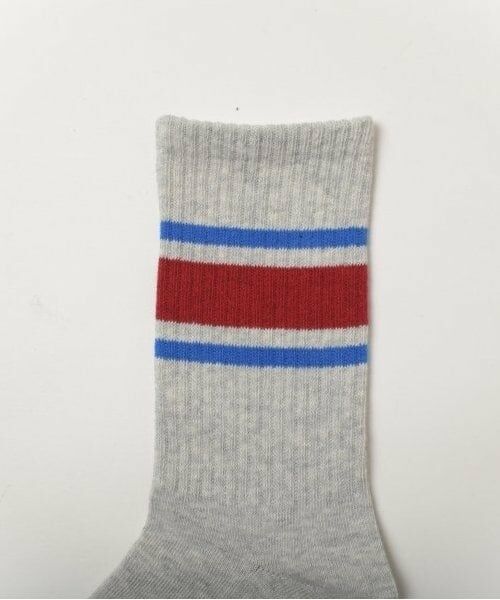 GLAZOS / グラソス ソックス | 【大人向けサイズあり】クルー丈ラインソックス３足セット | 詳細7