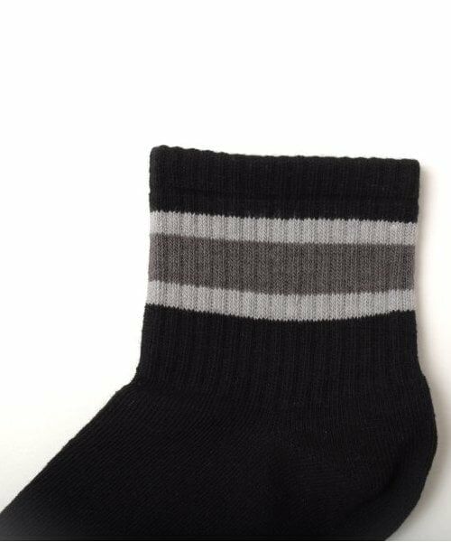 GLAZOS / グラソス ソックス | 【大人向けサイズあり】ショート丈ラインソックス３足セット | 詳細5