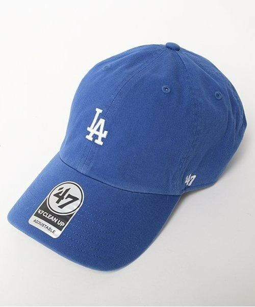 GLAZOS / グラソス キャップ | 【大人向けサイズあり】【‘47】ミニロゴ刺繍キャップ（ブルー）