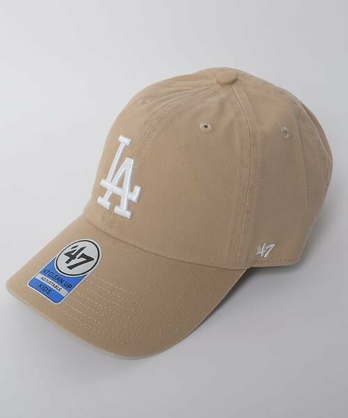 GLAZOS / グラソス キャップ | 【‘47】Kids ロゴ刺繍キャップ（ベージュ）