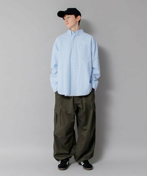GLAZOS / グラソス その他パンツ | コットンツイル・ワイドカーゴパンツ | 詳細15