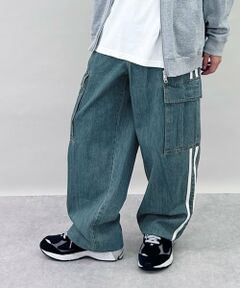 GLAZOS / グラソス その他パンツ | 【GLSW.】デニムラインカーゴパンツ