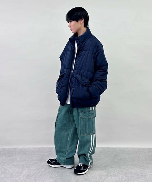 GLAZOS / グラソス その他パンツ | 【GLSW.】デニムラインカーゴパンツ | 詳細16