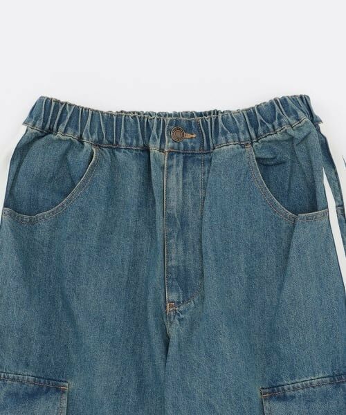 GLAZOS / グラソス その他パンツ | 【GLSW.】デニムラインカーゴパンツ | 詳細2