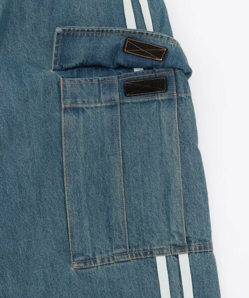 GLAZOS / グラソス その他パンツ | 【GLSW.】デニムラインカーゴパンツ | 詳細4