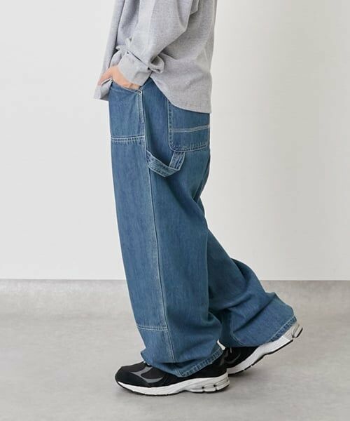 GLAZOS / グラソス その他パンツ | デニム・ダブルニーペインターパンツ | 詳細12