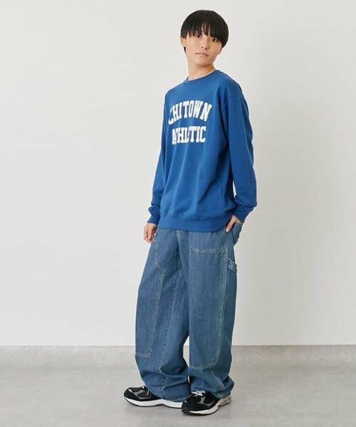 GLAZOS / グラソス その他パンツ | デニム・ダブルニーペインターパンツ | 詳細18