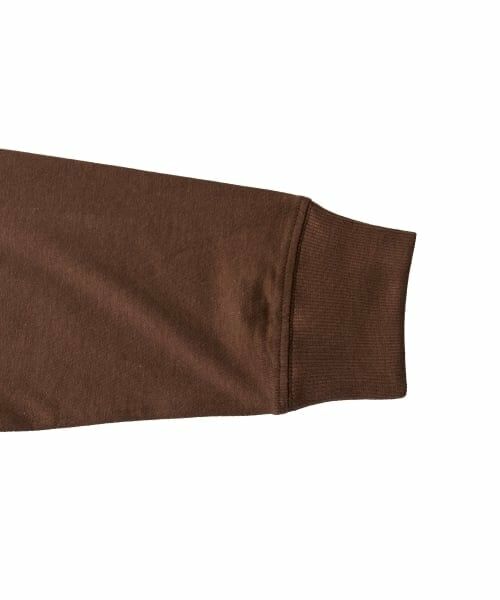 GLAZOS / グラソス Tシャツ | ビッグカレッジフロントプリント長袖Tシャツ | 詳細2