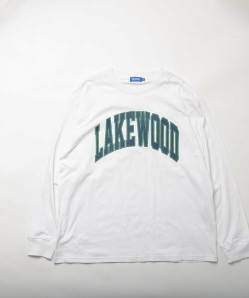 GLAZOS / グラソス Tシャツ | ビッグカレッジフロントプリント長袖Tシャツ | 詳細7