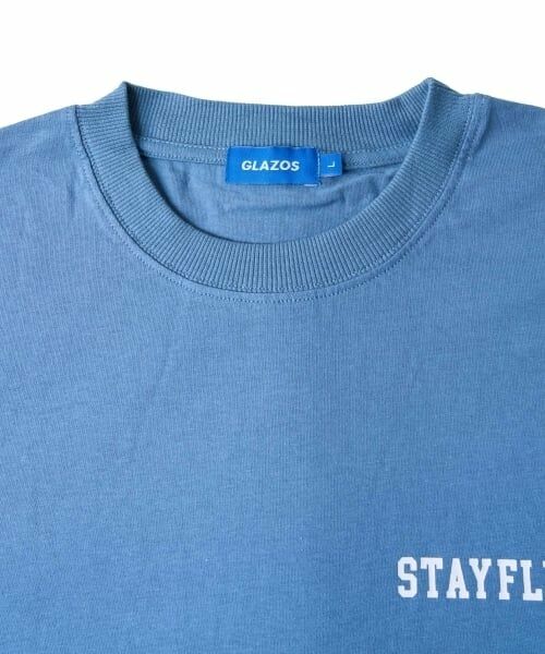 GLAZOS / グラソス Tシャツ | 袖ロゴプリント長袖Tシャツ | 詳細1