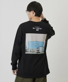 GLAZOS / グラソス Tシャツ | バックフォトプリント長袖Tシャツ