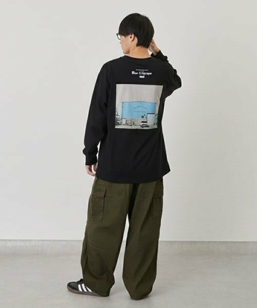 GLAZOS / グラソス Tシャツ | バックフォトプリント長袖Tシャツ | 詳細11