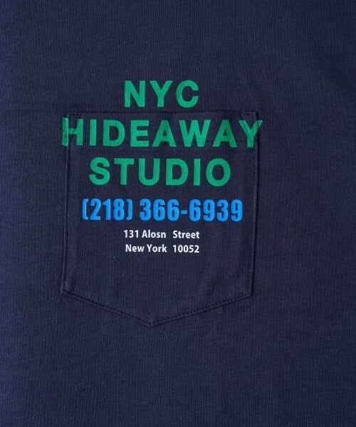 GLAZOS / グラソス Tシャツ | ポケットロゴプリント長袖Tシャツ | 詳細3