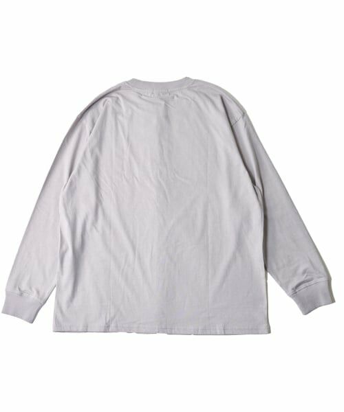 GLAZOS / グラソス Tシャツ | フロッキーカレッジロゴプリント長袖Tシャツ | 詳細5