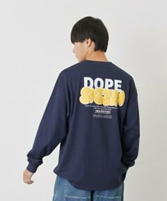 GLAZOS / グラソス Tシャツ | バック発泡プリント長袖Tシャツ