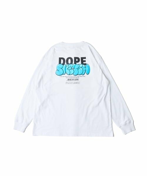 GLAZOS / グラソス Tシャツ | バック発泡プリント長袖Tシャツ | 詳細6