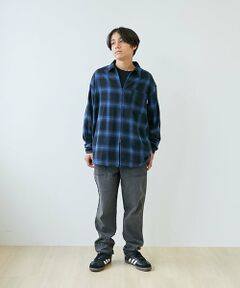 GLAZOS / グラソス シャツ・ブラウス | ジップチェックシャツ