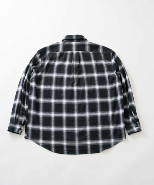 GLAZOS / グラソス シャツ・ブラウス | ジップチェックシャツ | 詳細5