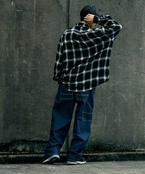 GLAZOS / グラソス シャツ・ブラウス | ジップチェックシャツ | 詳細9