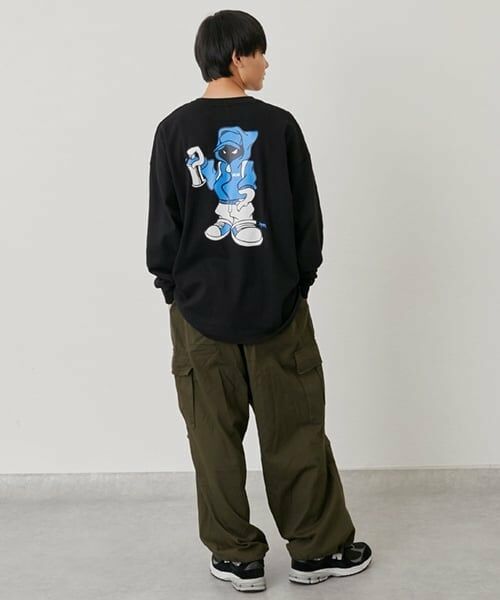 GLAZOS / グラソス Tシャツ | 【GLSW.】【ヘビーウェイト天竺】アソート バックプリント長袖Tシャツ | 詳細13