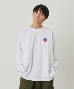 GLAZOS / グラソス Tシャツ | 【GLSW.】【ヘビーウェイト天竺】アソート刺繍ロゴ長袖Tシャツ