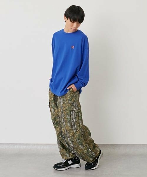 GLAZOS / グラソス Tシャツ | 【GLSW.】【ヘビーウェイト天竺】アソート刺繍ロゴ長袖Tシャツ | 詳細14